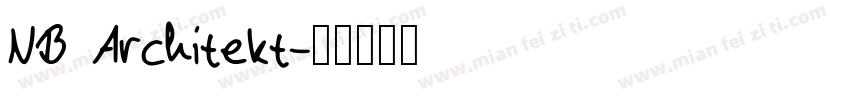 NB Architekt字体转换